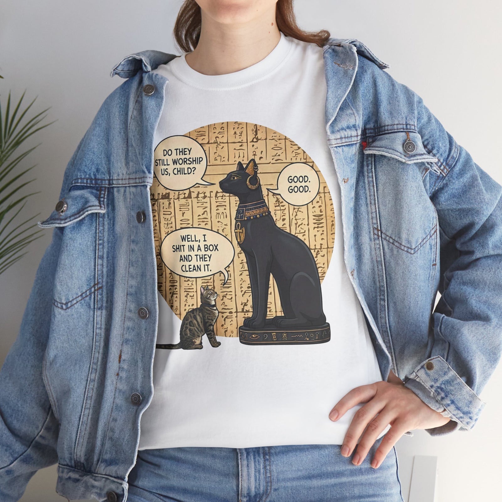 Do People Still Worship Cats? Funny T-Shirt — Novelty Cat Lover Tee