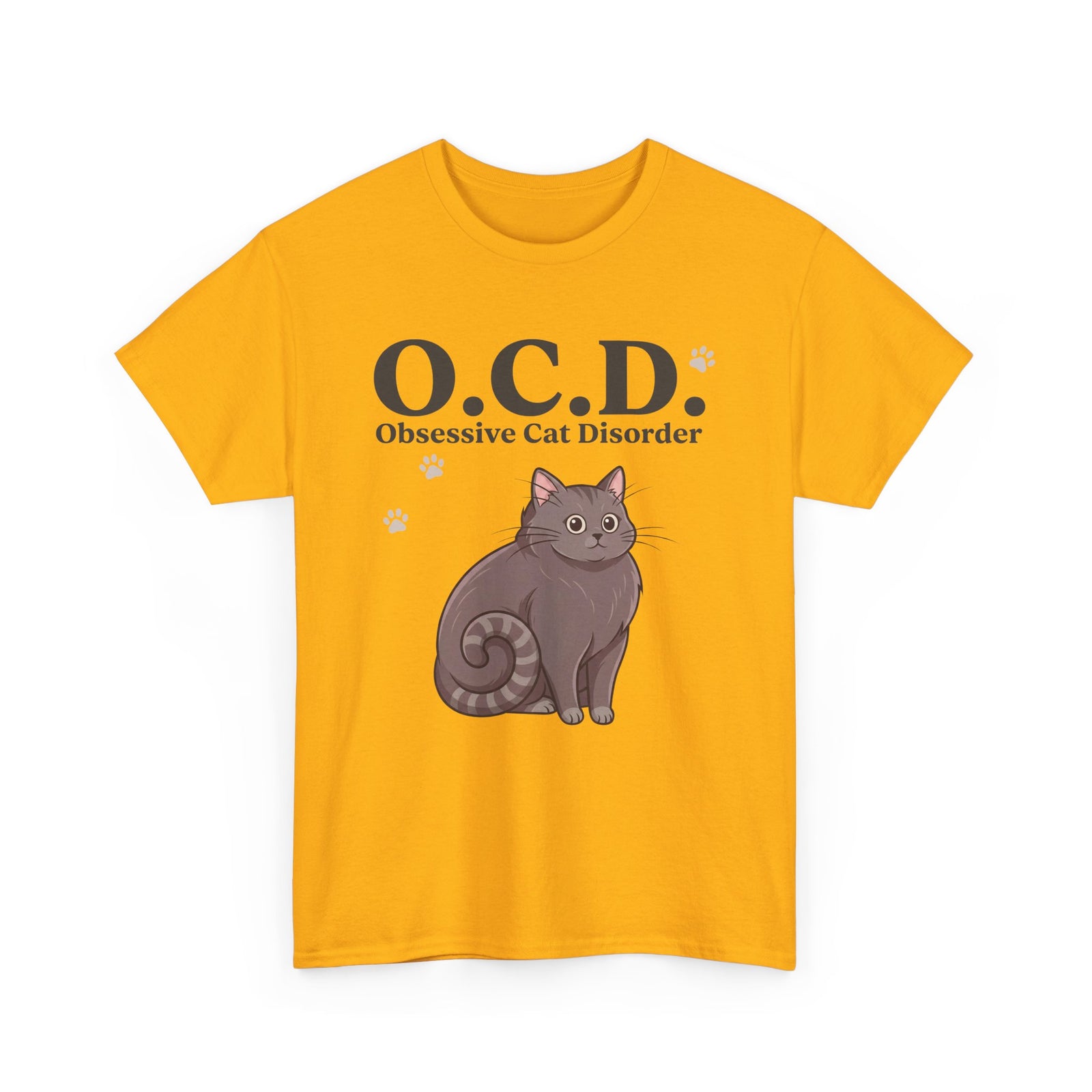 Obsessive Cat Disorder T-Shirt — O.C.D. Cat Lover Tee