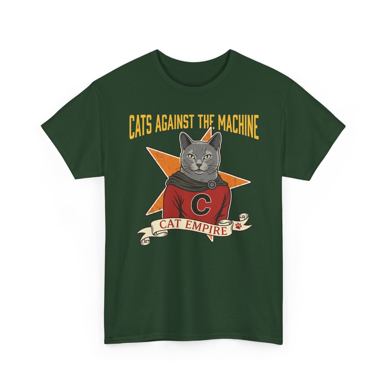 Cat Against the Machine Tee — Cat Empire Graphic T-Shirt