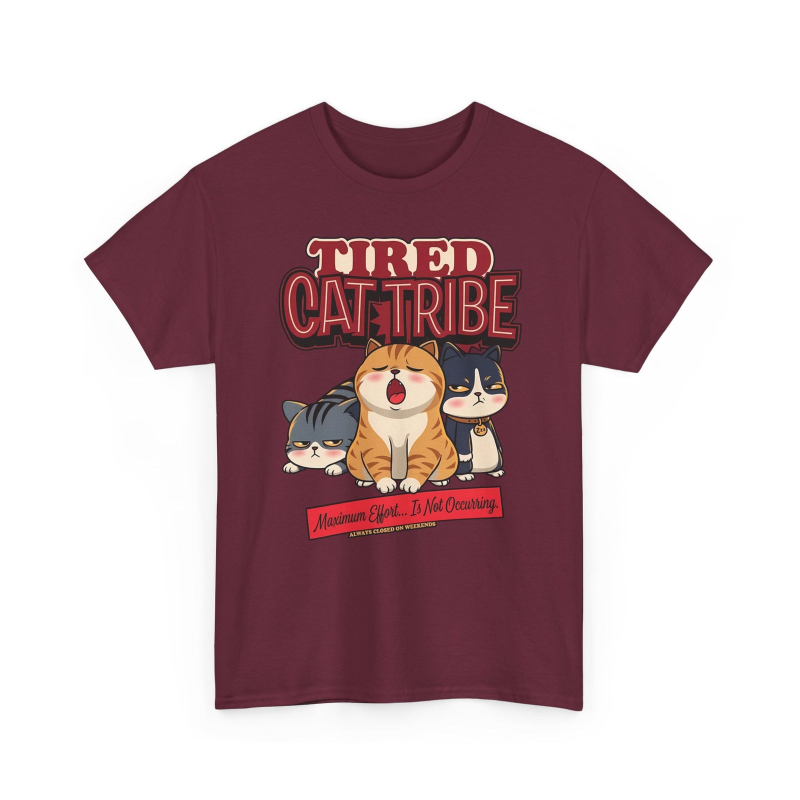 Tired Cat Tribe T-Shirt