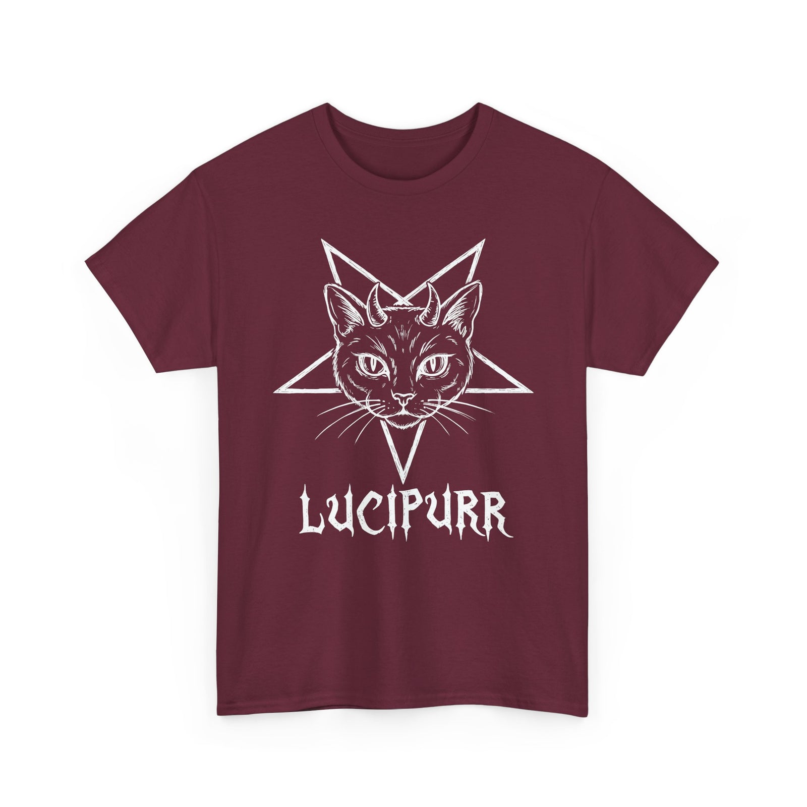 Lucipurr Lucifer Cat T-Shirt — Gothic Cat Tee