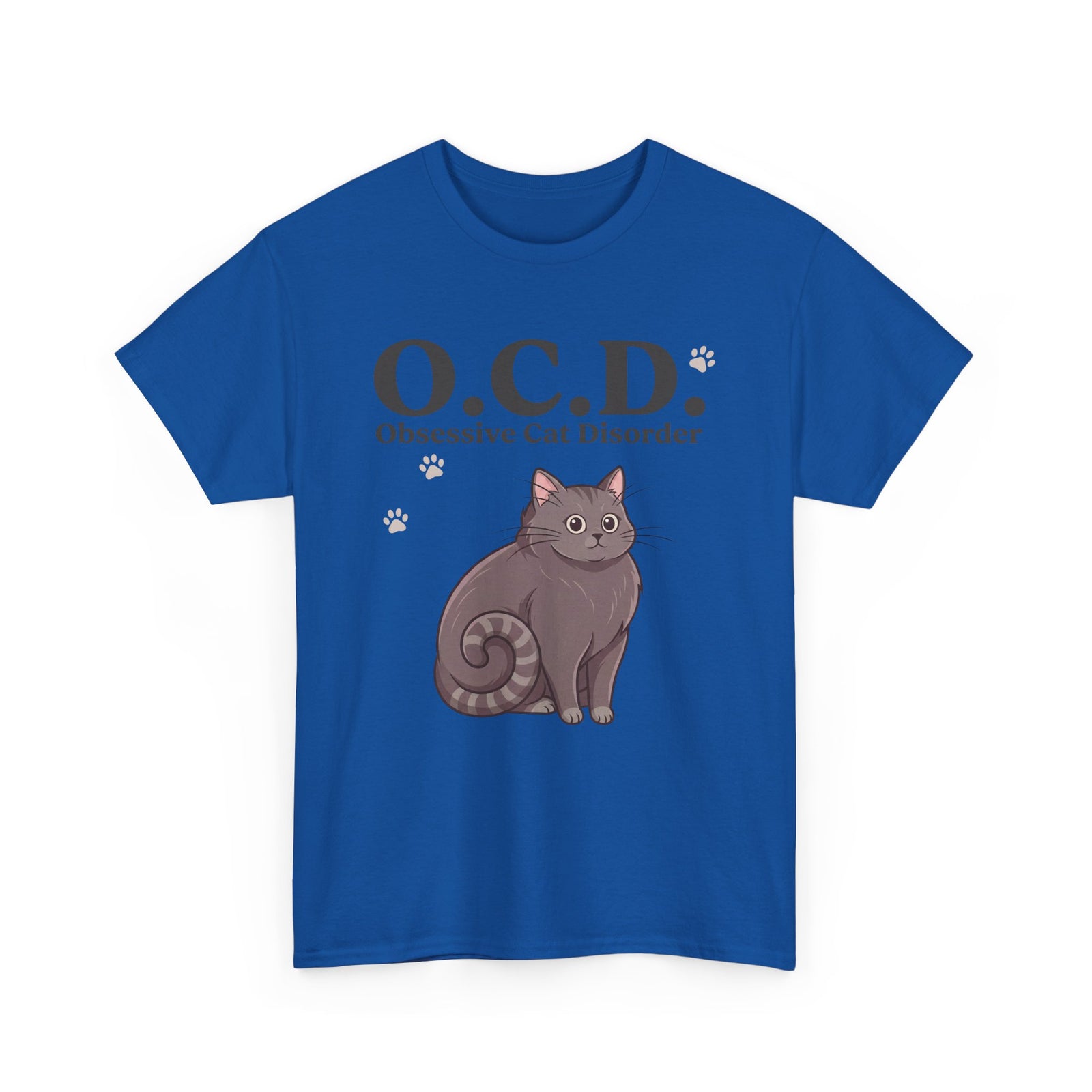 Obsessive Cat Disorder T-Shirt — O.C.D. Cat Lover Tee