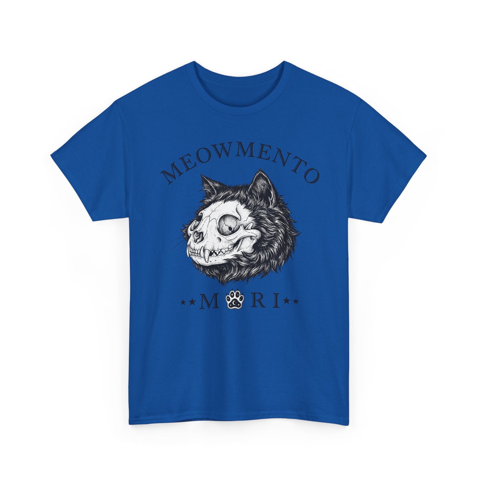 Meowmento Cat T-Shirt — Humorous Cat Memorial Tee