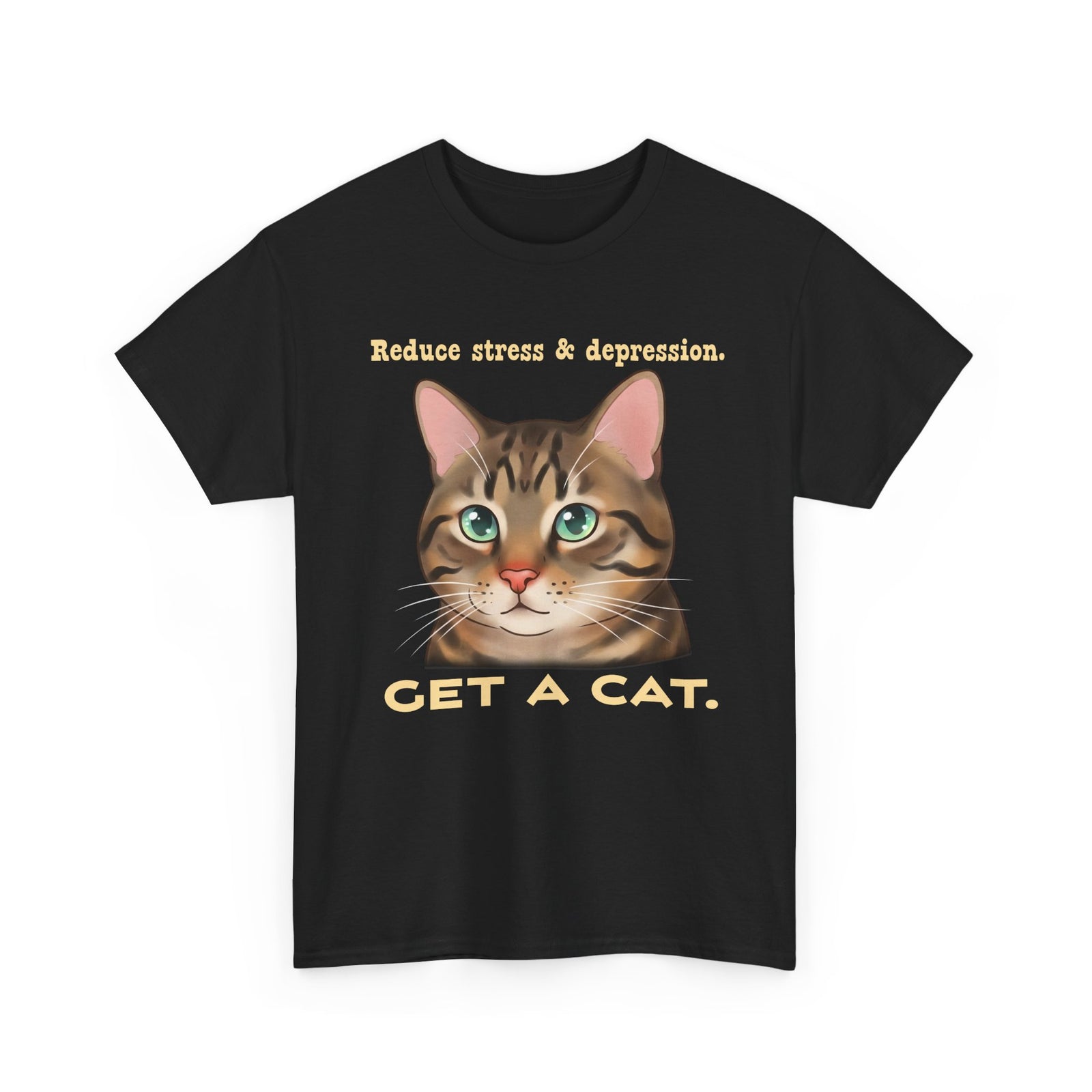 Get a Cat T-Shirt — Cute Cat Lover Tee