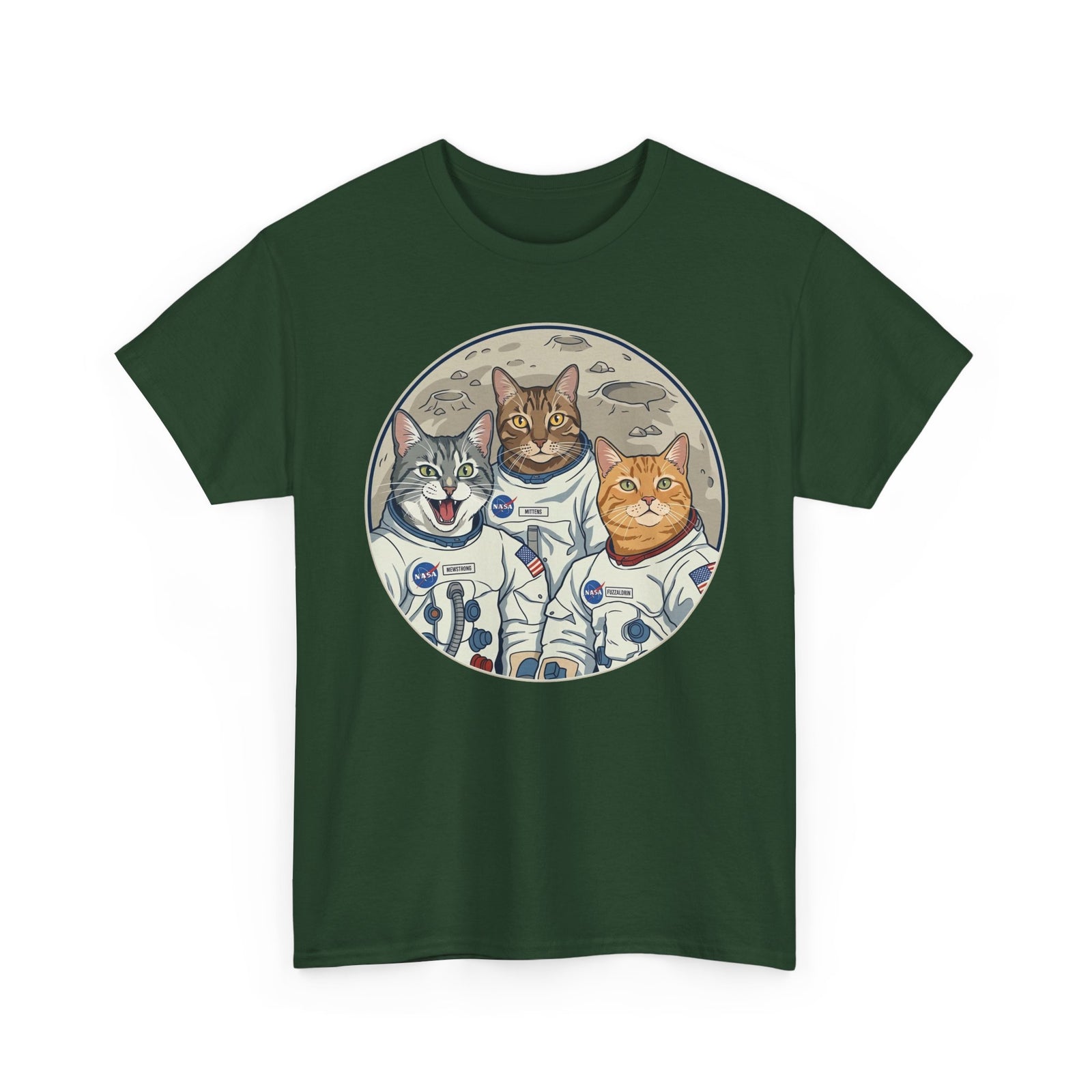 Sci‑Fi Astro Cat T-Shirt — Space Cat Graphic Tee
