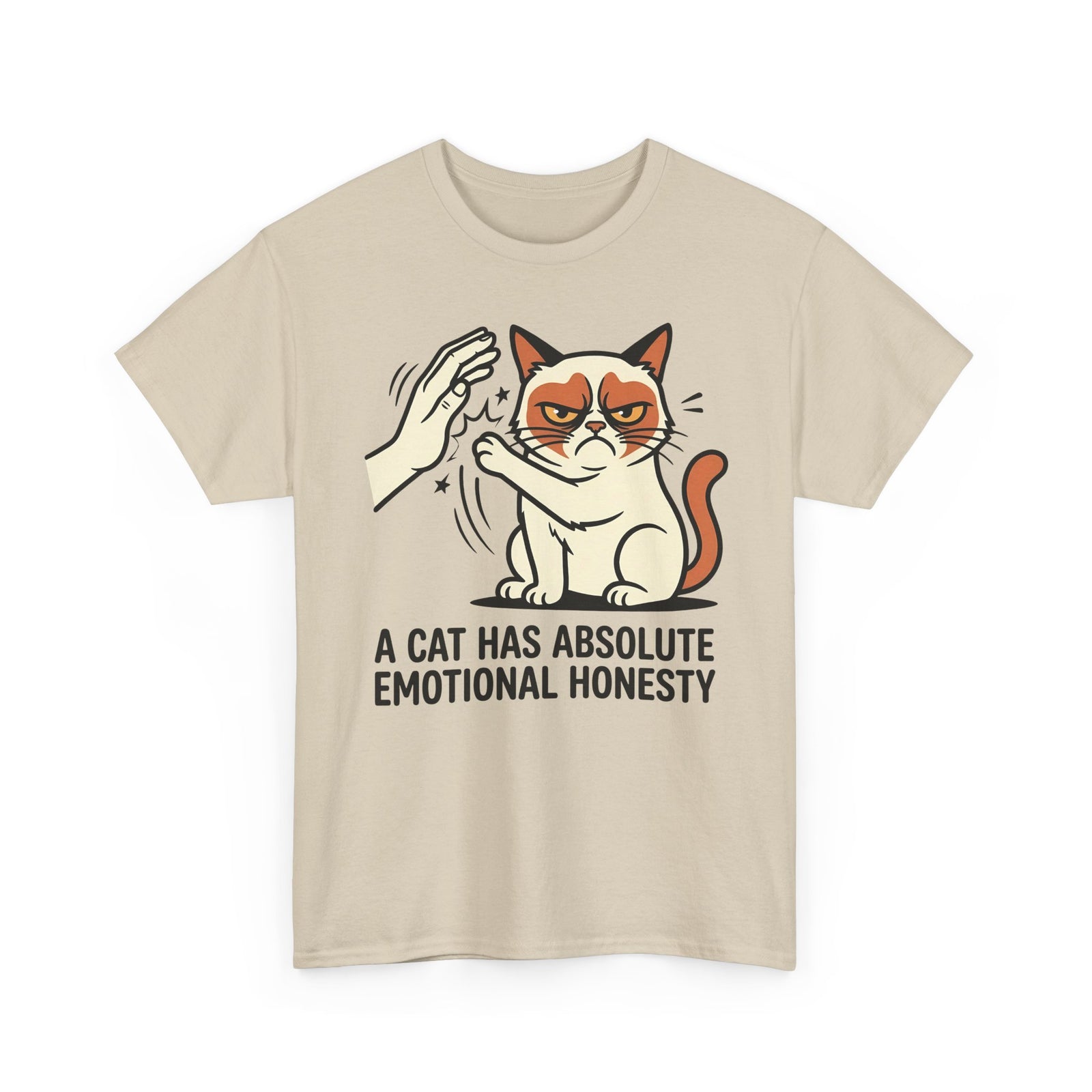 Funny Angry Cat Slap T-Shirt