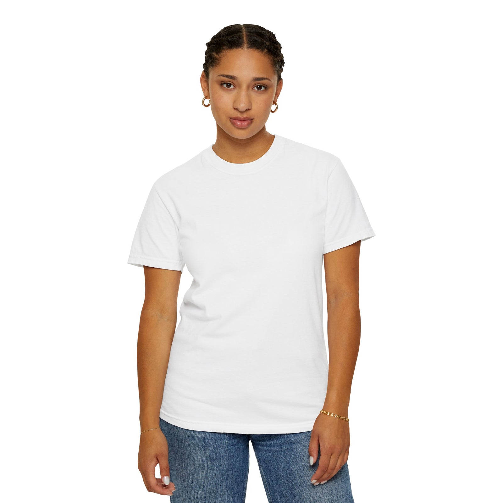 Classic White Garment-Dyed T-Shirt