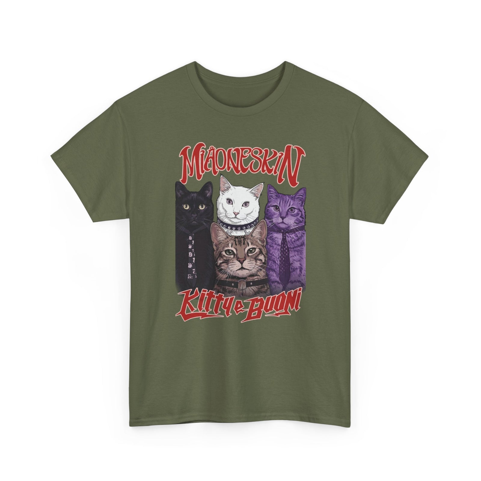 MIAONESKIN Kitty e Buon T-Shirt