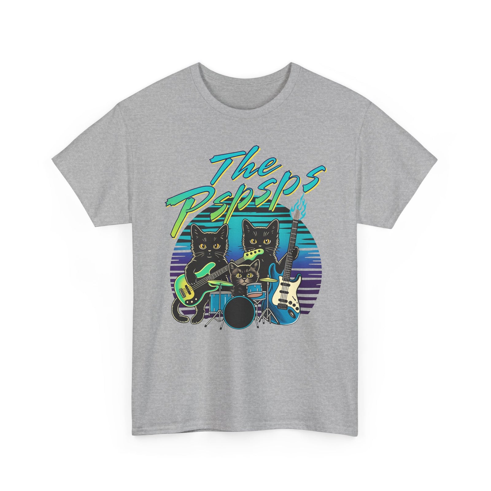 Pspsps Cat Band T-Shirt