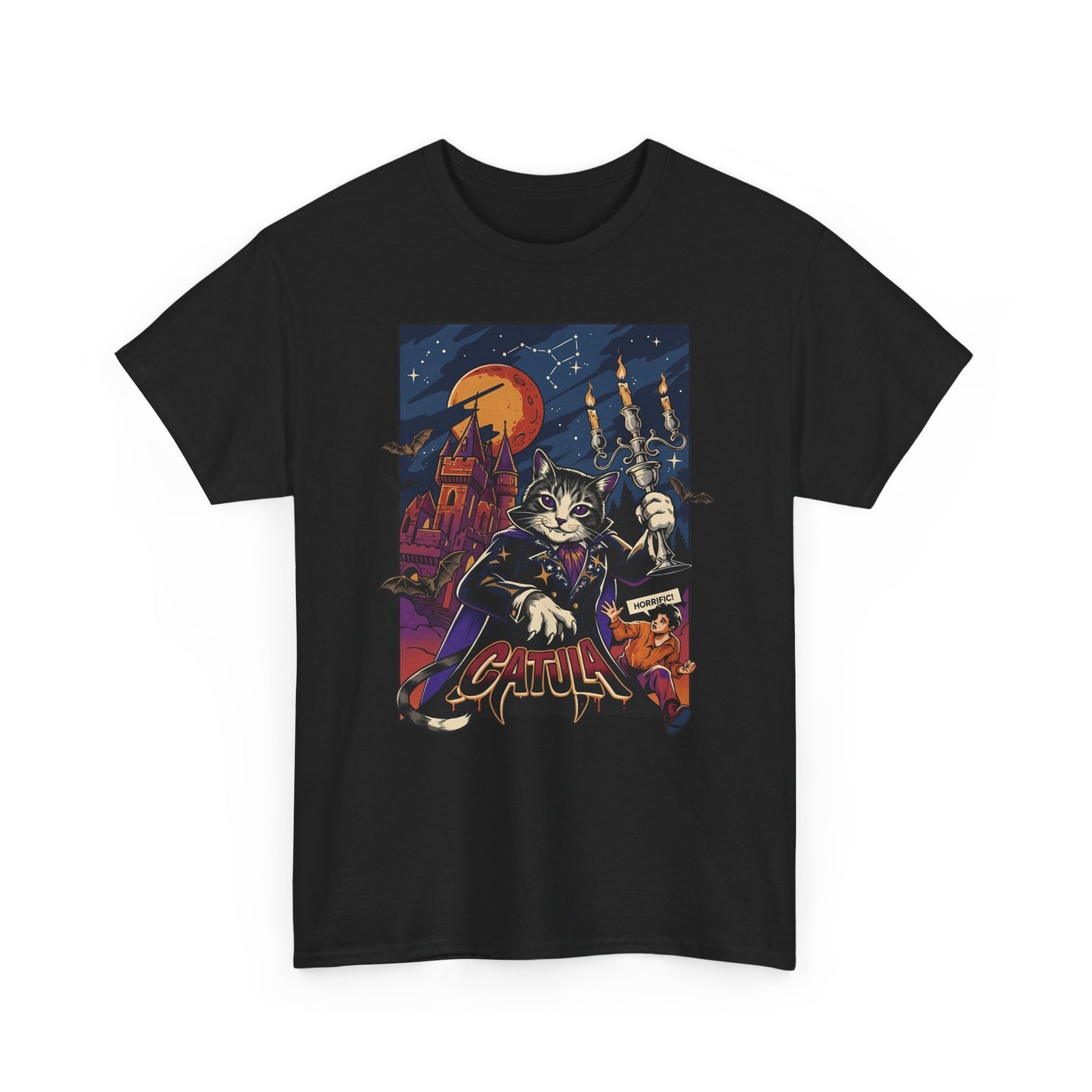 Catula Cat Dracula T-Shirt