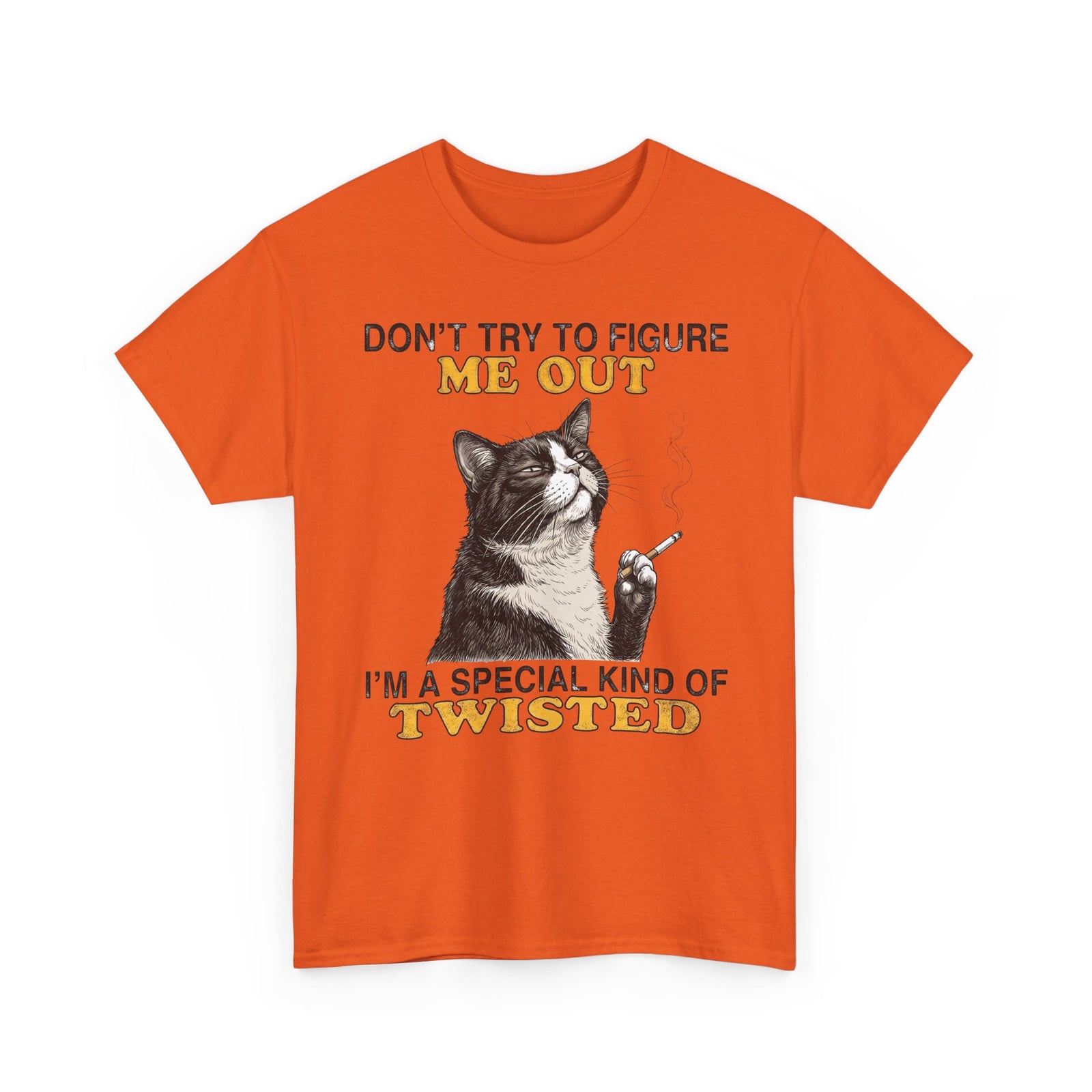 Grumpy Cat Tee "I’m a Special Kind of Twisted" Funny Sarcastic Cat Shirt for Cat Lovers