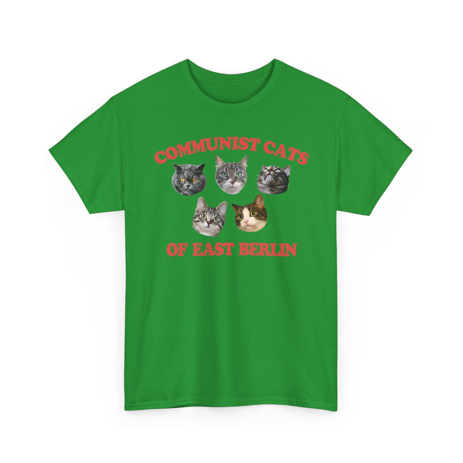 Communist Cats of East Berlin T-Shirt — Retro Socialist Cat Tee