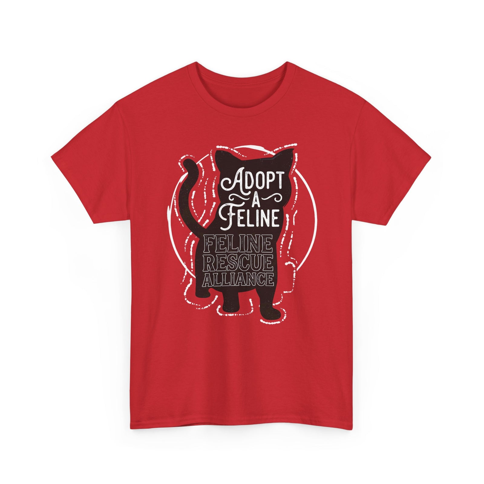 Adopt a Feline T-Shirt – Feline Rescue Alliance Cat Shirt, Cat Lover Graphic Tee
