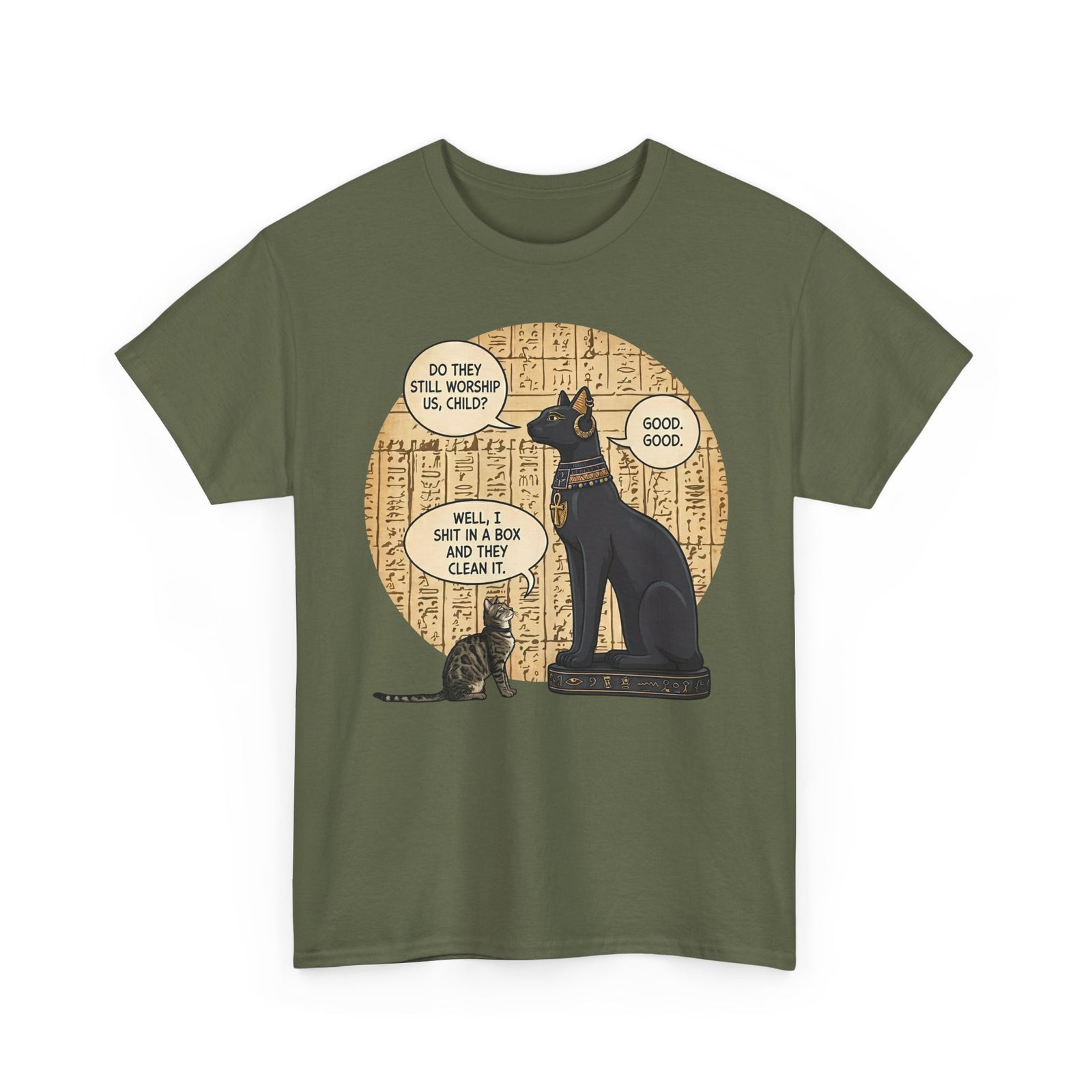 Do People Still Worship Cats? Funny T-Shirt — Novelty Cat Lover Tee