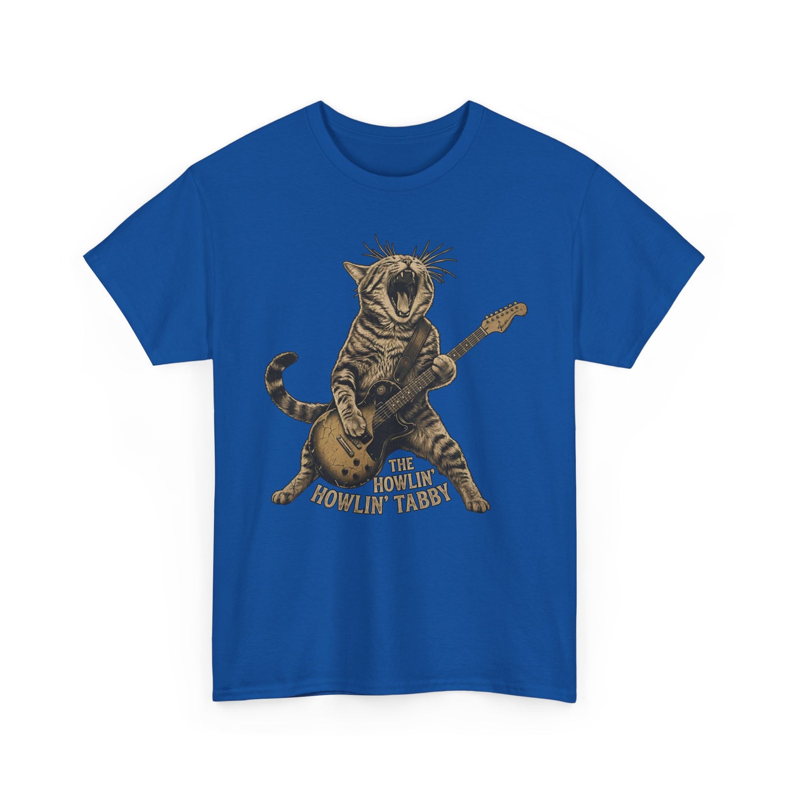 Howlin' Howlin' Tabby T-Shirt — Retro Cat Graphic Tee