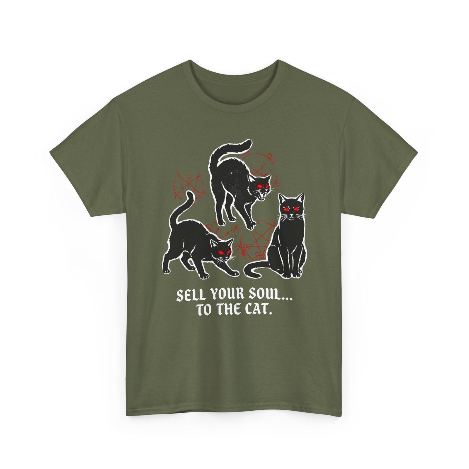 Sell Your Soul To The Cat T-Shirt — Funny Cat Lover Tee