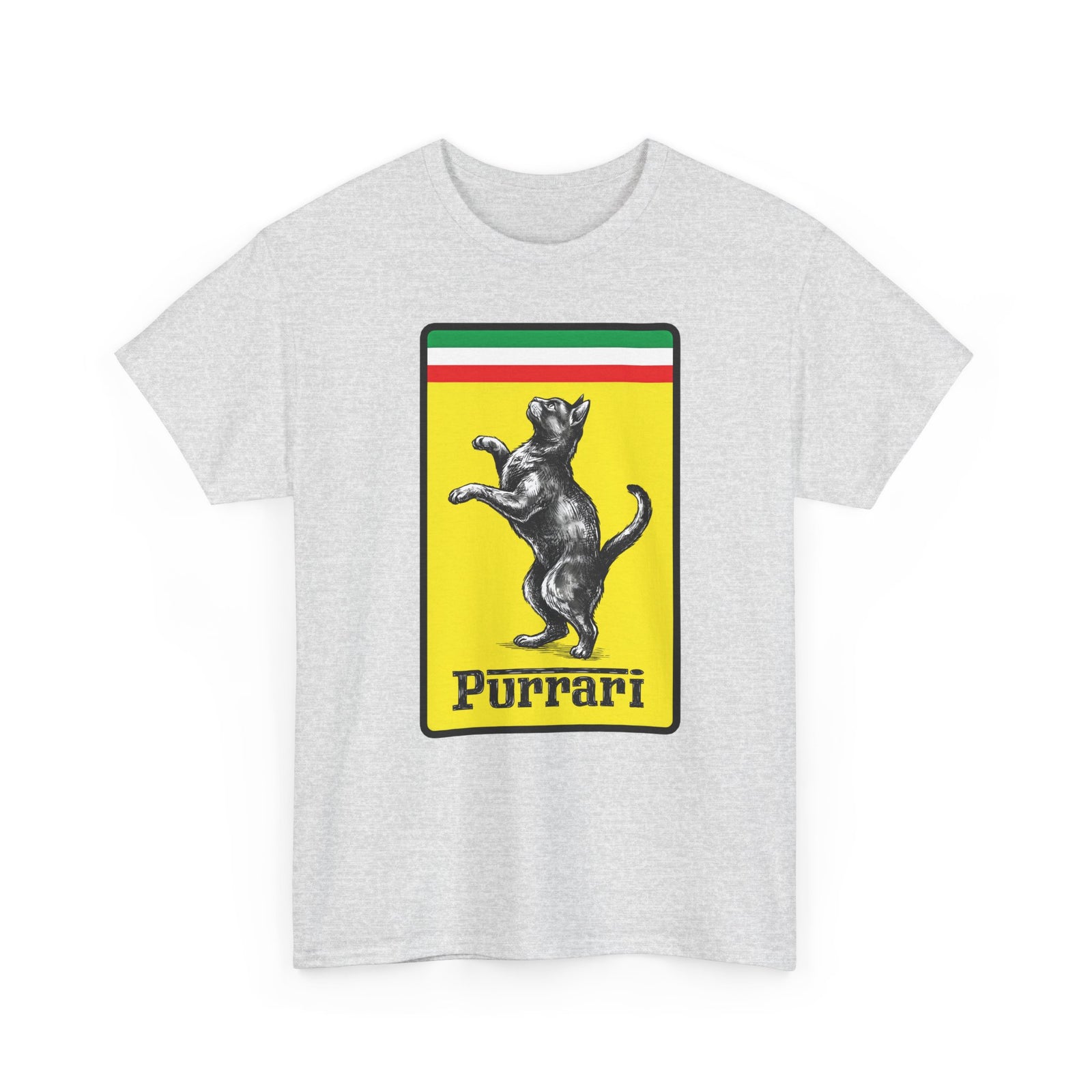 Purrari Tee — Cat Racing Graphic T-Shirt