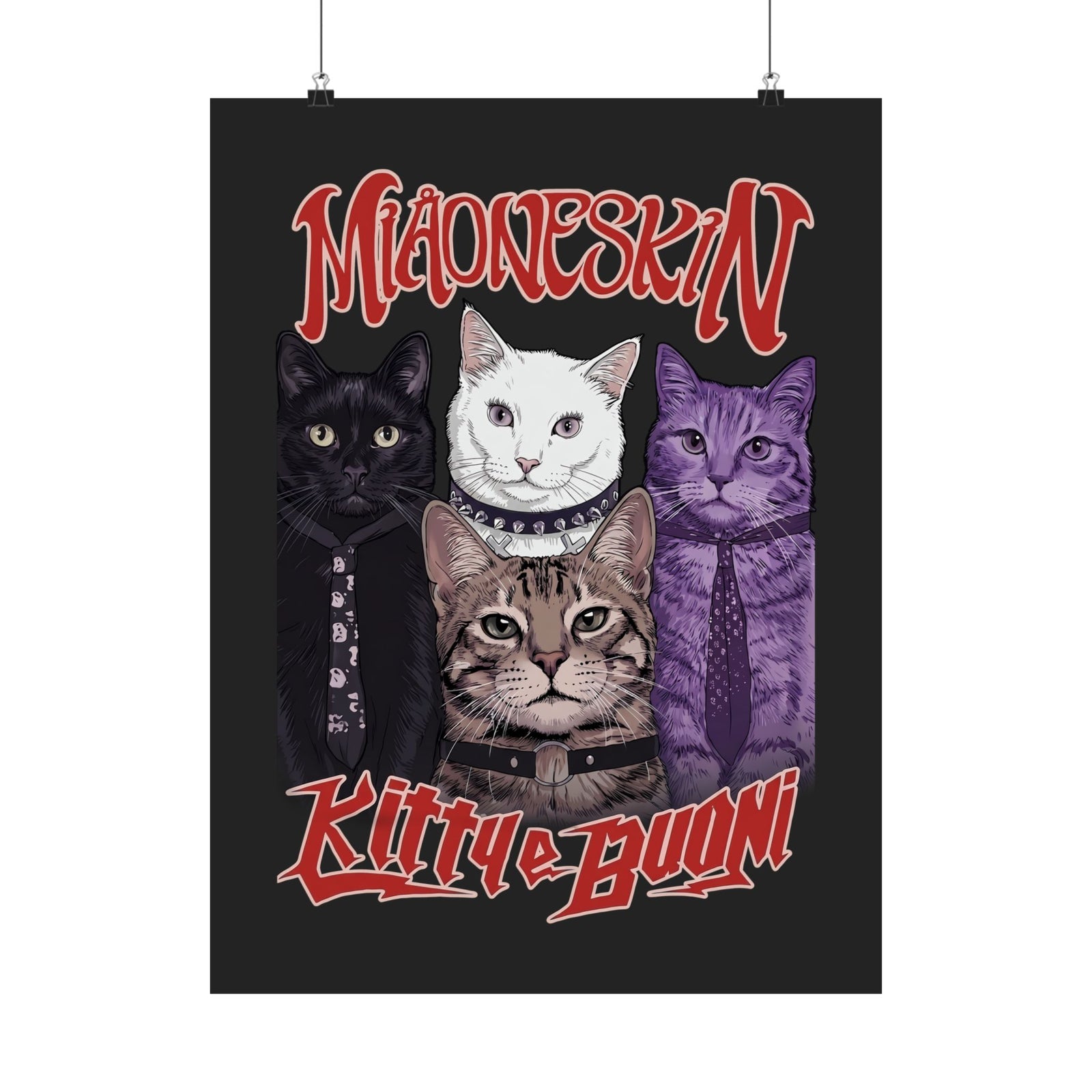 MIAONESKIN Kitty e Buon Poster