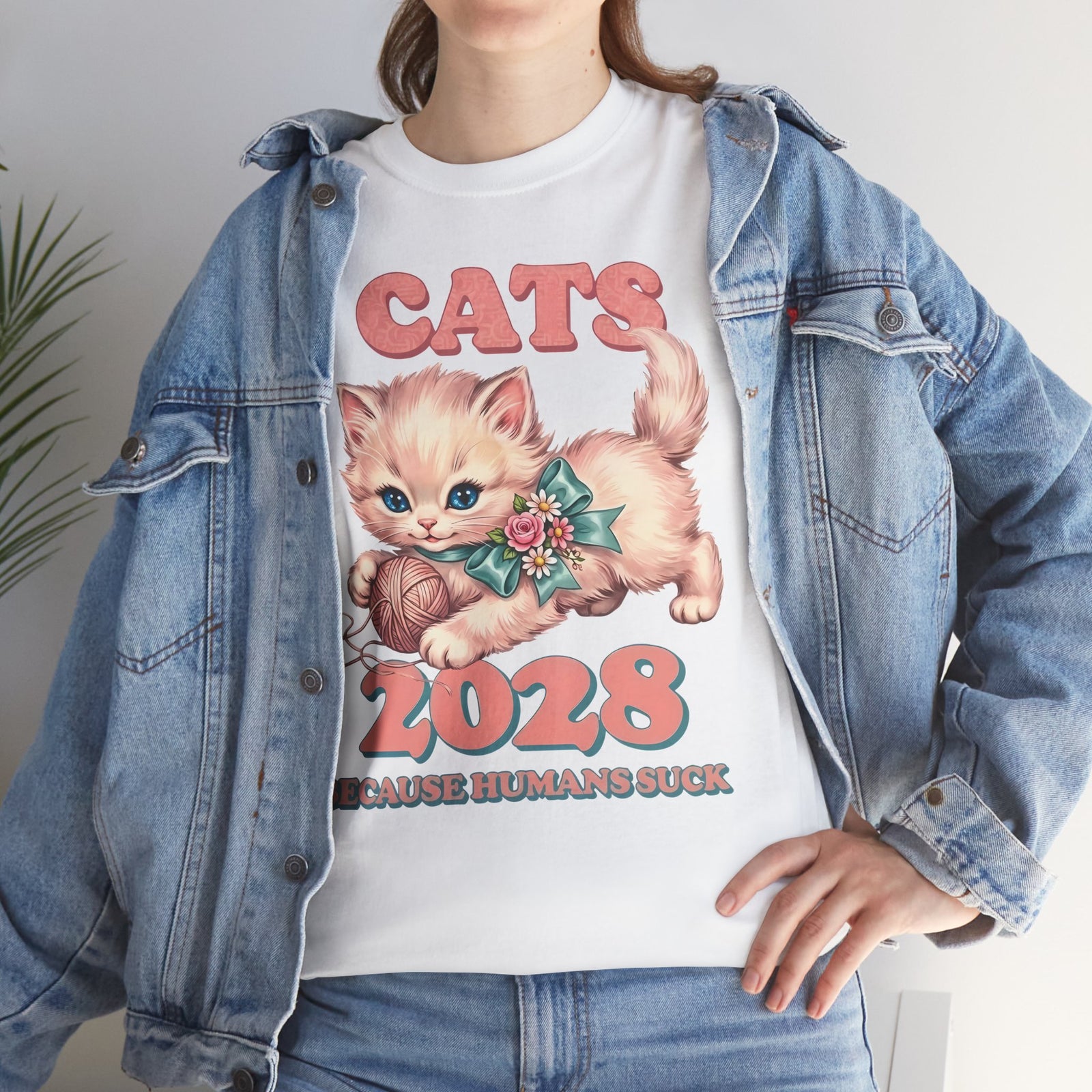 Vote for Cats T-Shirt Funny Cat Political Tee