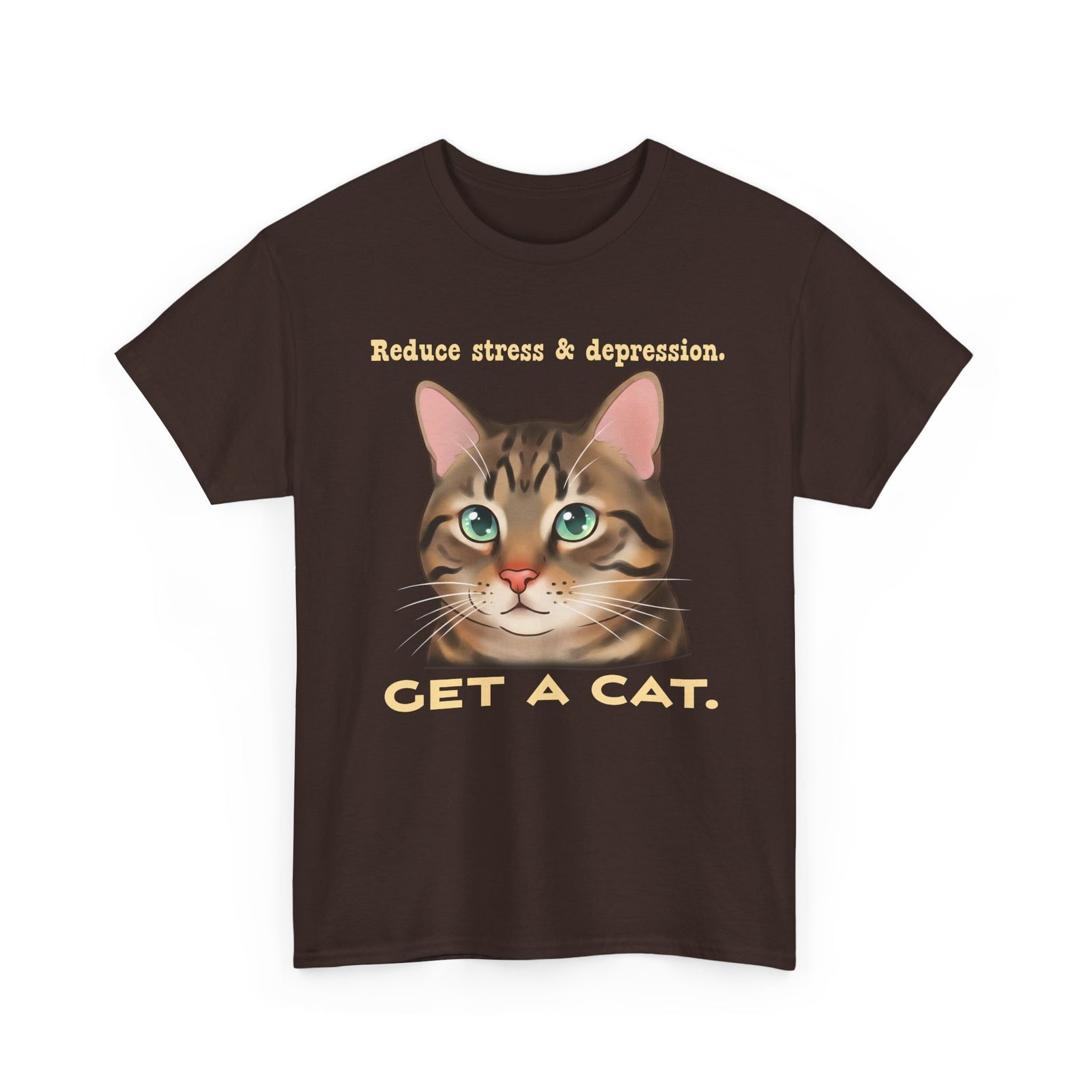 Get a Cat T-Shirt — Cute Cat Lover Tee