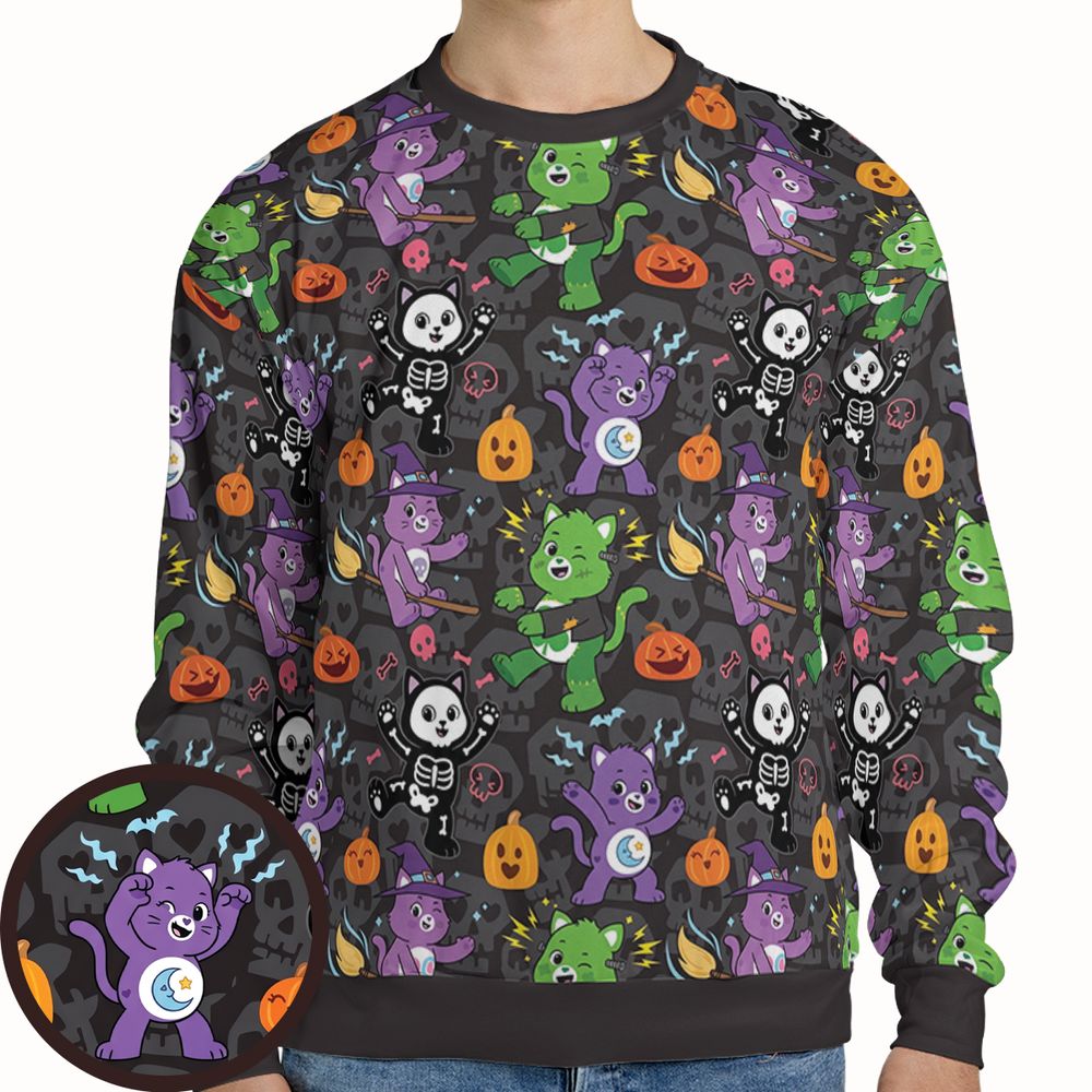 Cute Halloween Cartoon Cats - - 1