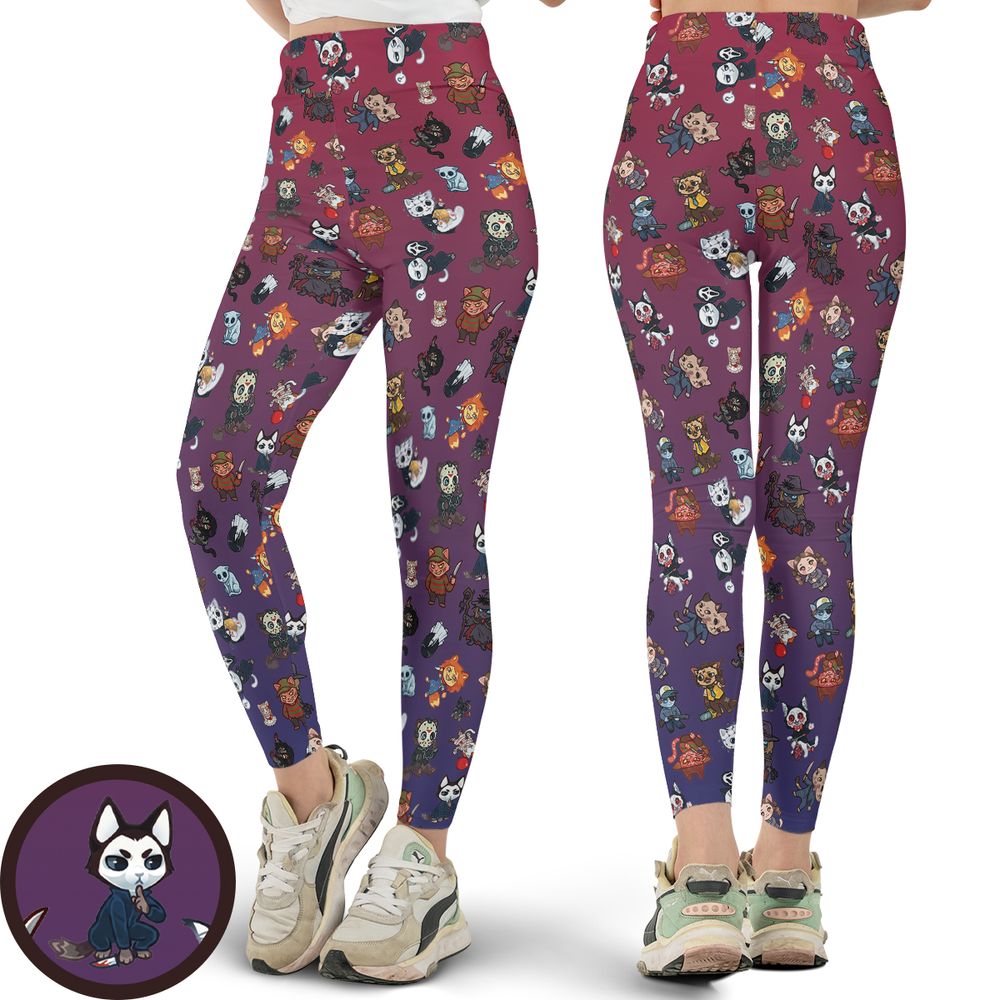Witchy Skulls & Pumpkins Purple - - 1