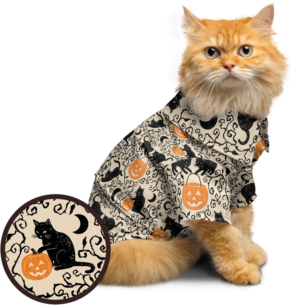 Opulent Halloween Cats - - 1
