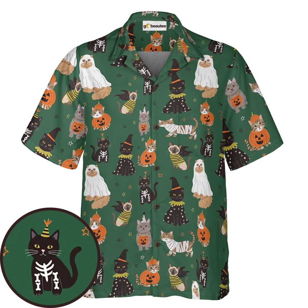 Spooky Cute Halloween Cats & Ghosts - - 1