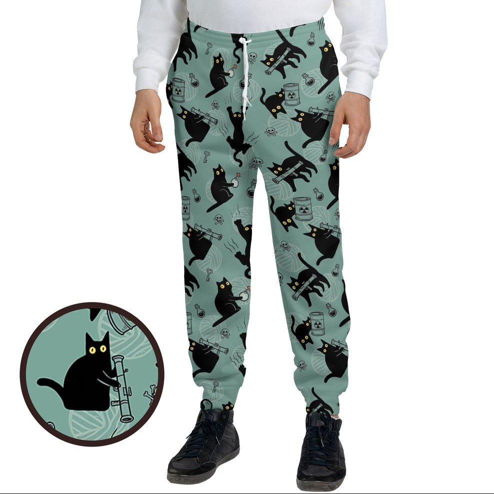 Chaotic evil cat Sweatpants - - 1