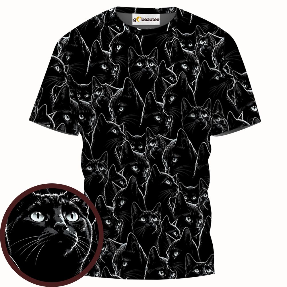 Midnight Whiskers Black Cat - - 1