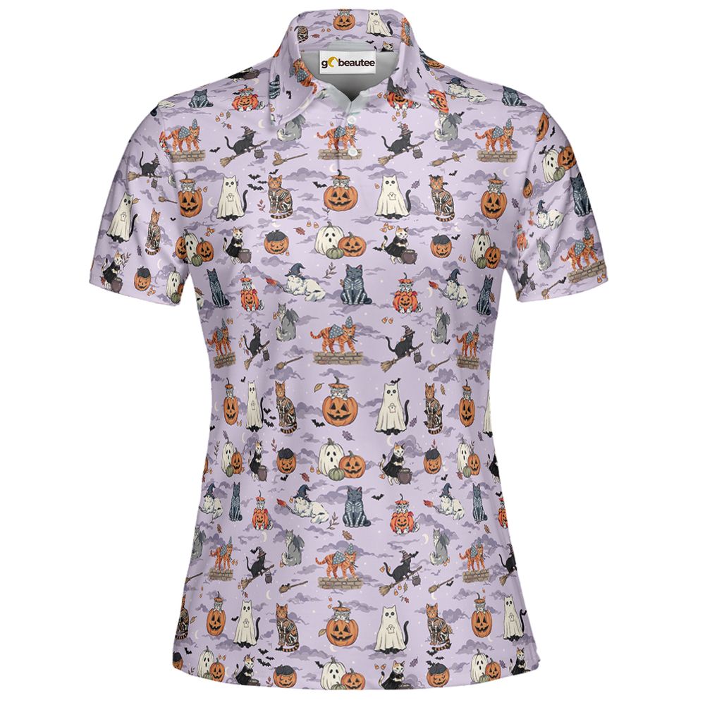 Full Print Polo Shirt - Women - 2
