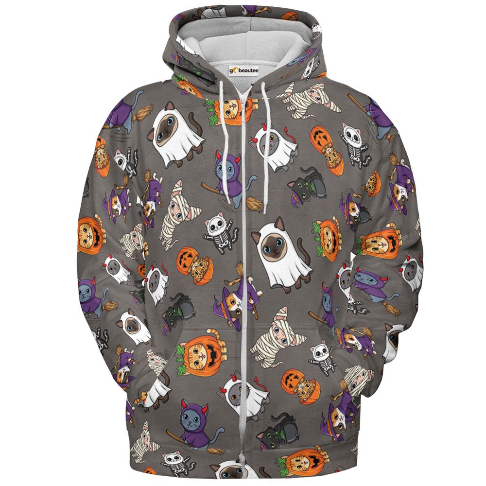 Purr-fectly Spooky - Zip Hoodie - 2