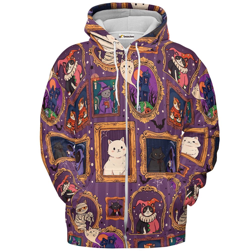 Purr-anormal Portraits - Zip Hoodie - 2