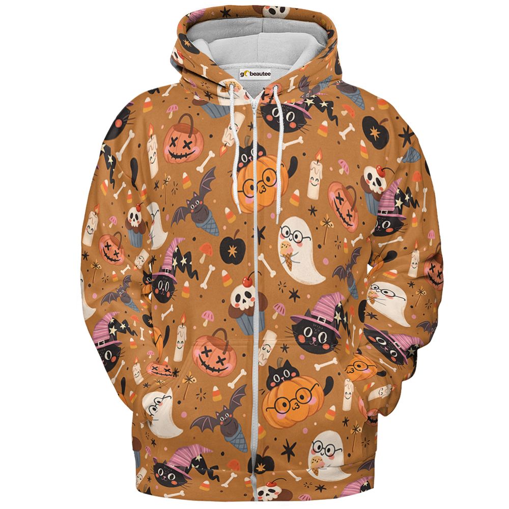 Pumpkin Night Magic - Zip Hoodie - 2
