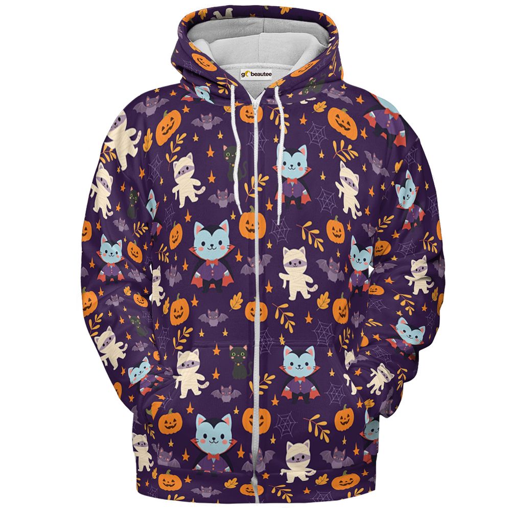 Spooky Furry Friends - Zip Hoodie - 2