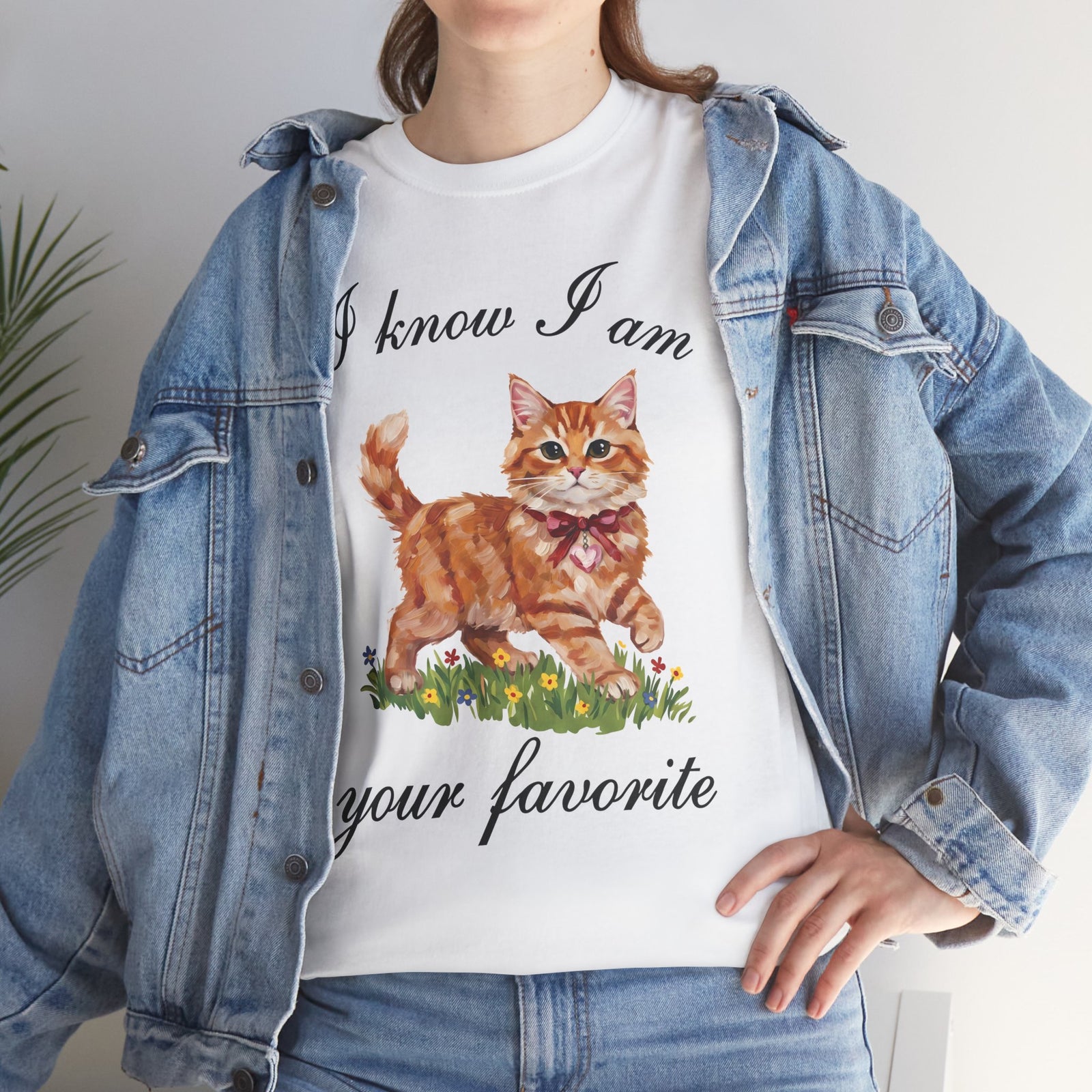 I Know I Am Your Favorite T-Shirt — Funny Sassy Orange Cat Tee