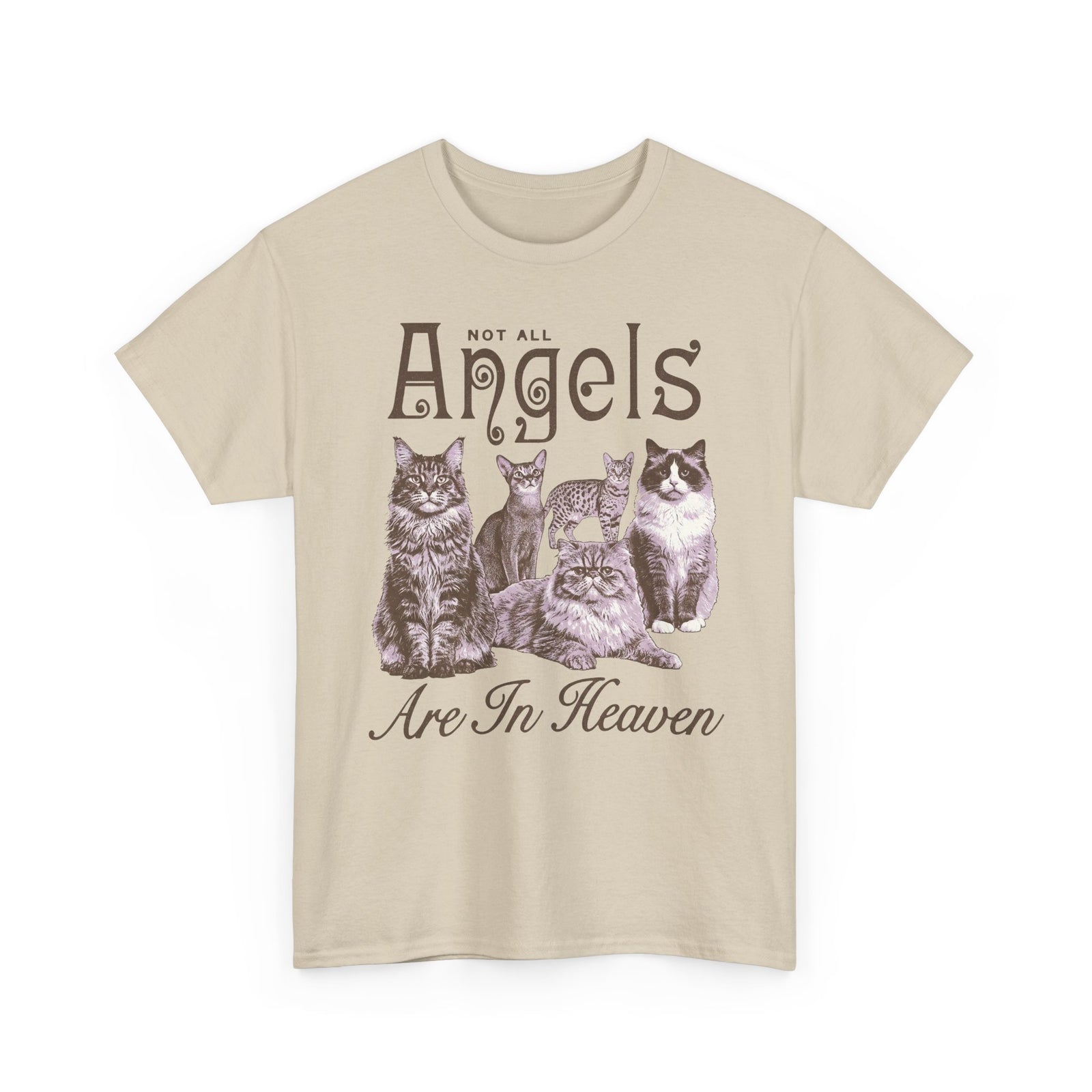 Not All Angels Are In Heaven T-Shirt — Cat Lovers Memorial Tee