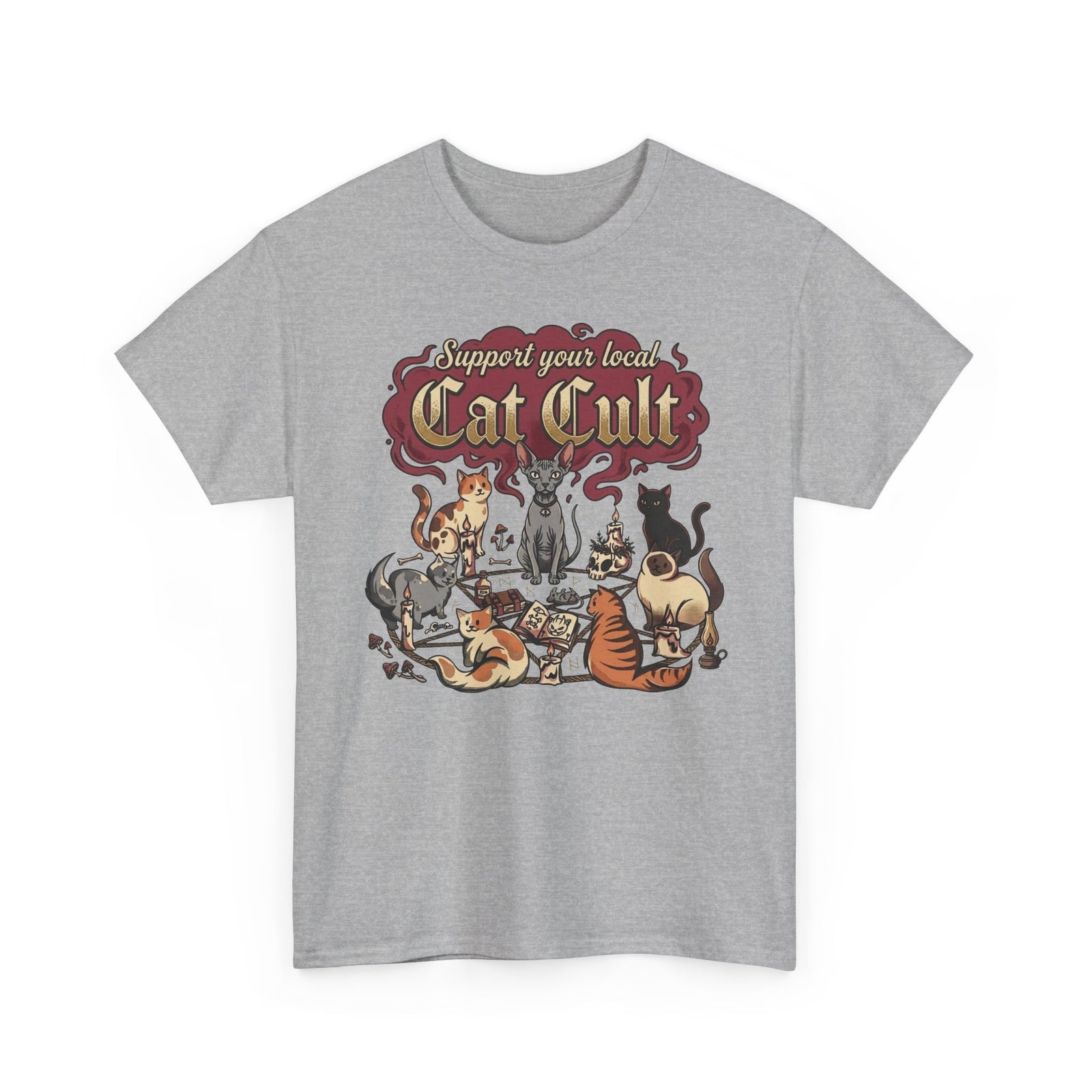 Support Your Local Cat Cult T-Shirt — Funny Cat Lover Tee