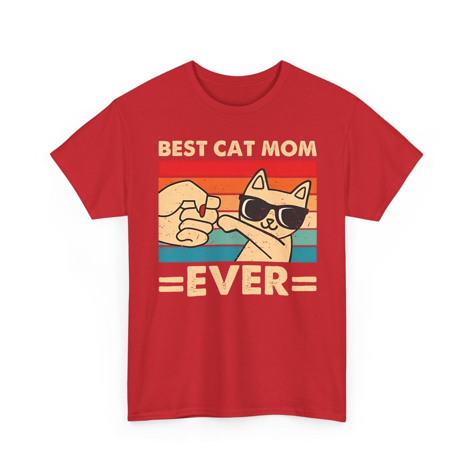 Best Cat Mom Ever T-Shirt — Cute Cat Mom Gift