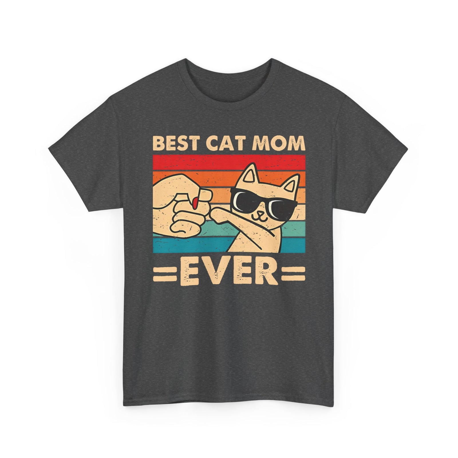 Best Cat Mom Ever T-Shirt — Cute Cat Mom Gift