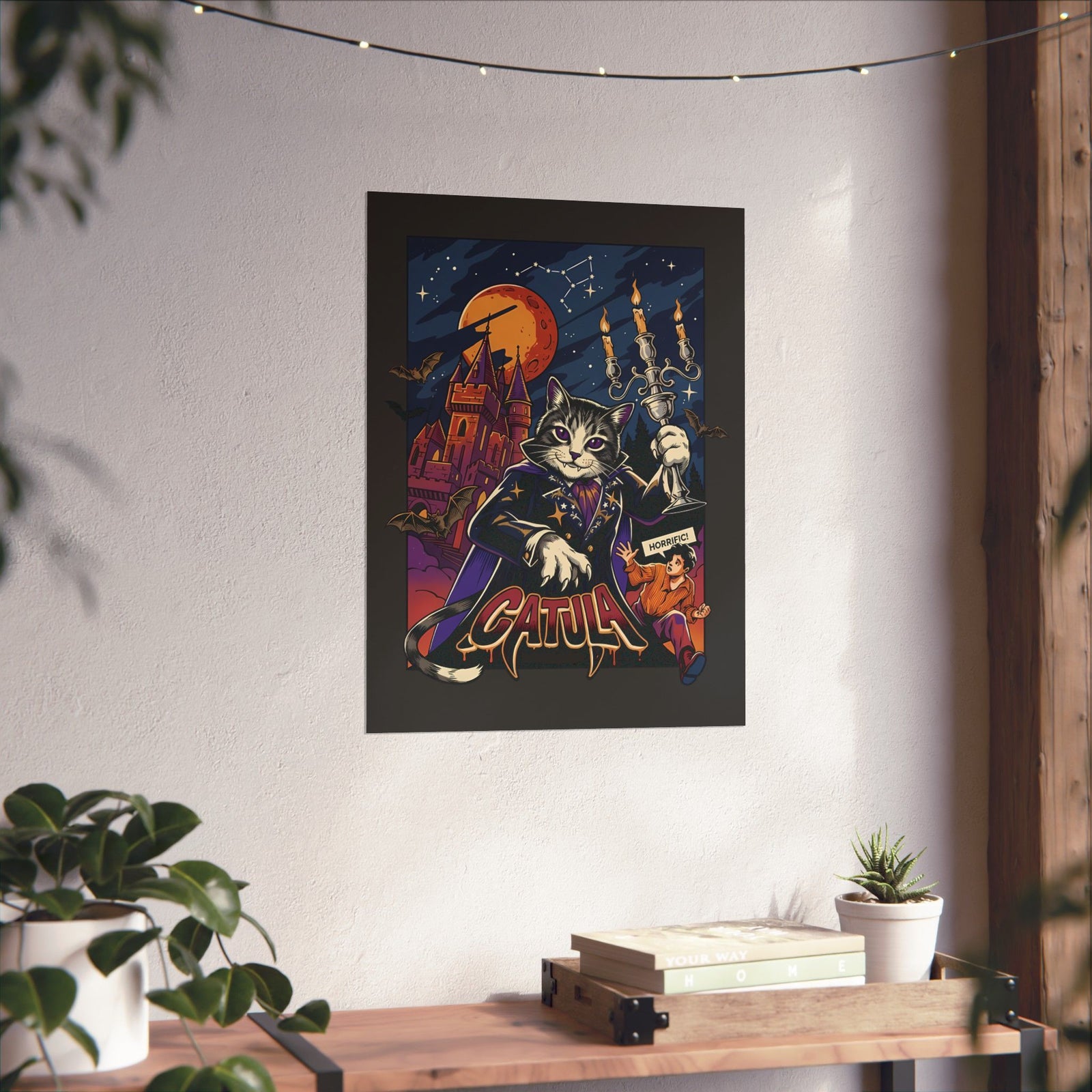 Catula Cat Dracula Poster