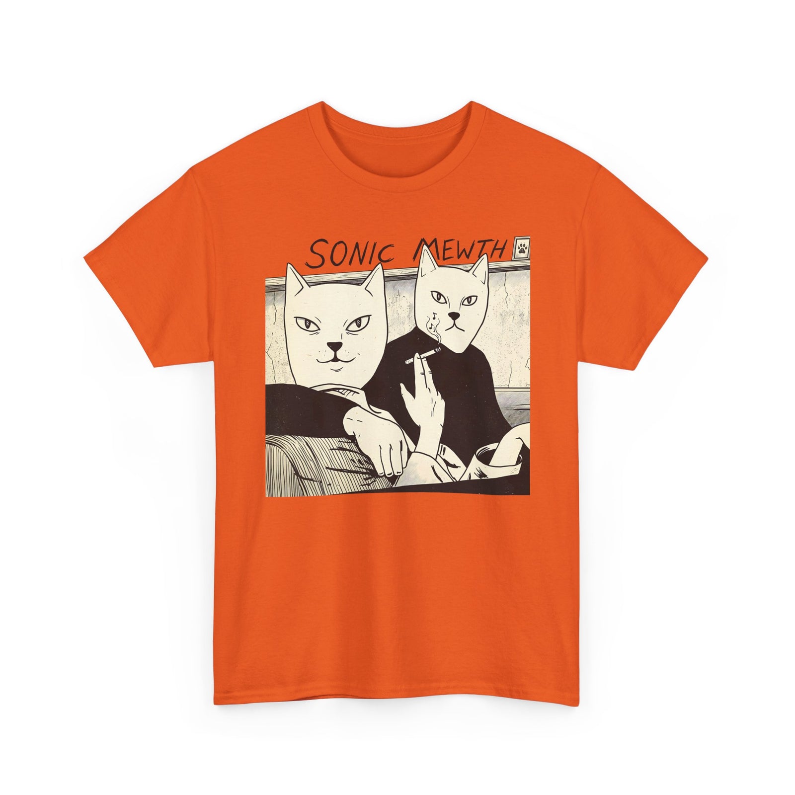Funny Cat Parody T-Shirt — Cute Satirical Cat Tee