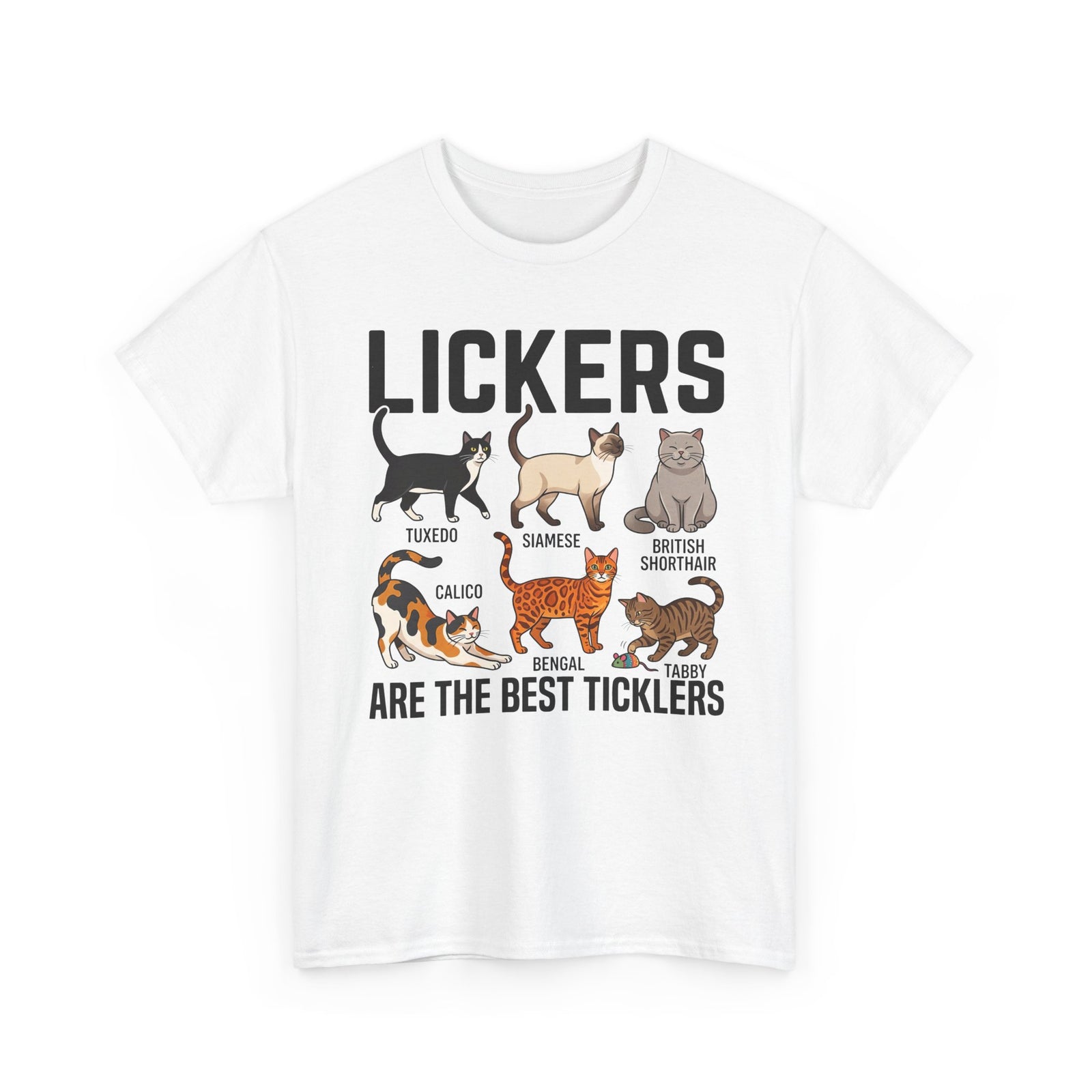 Cats Lickers T-Shirt Funny Cat Lover Tee