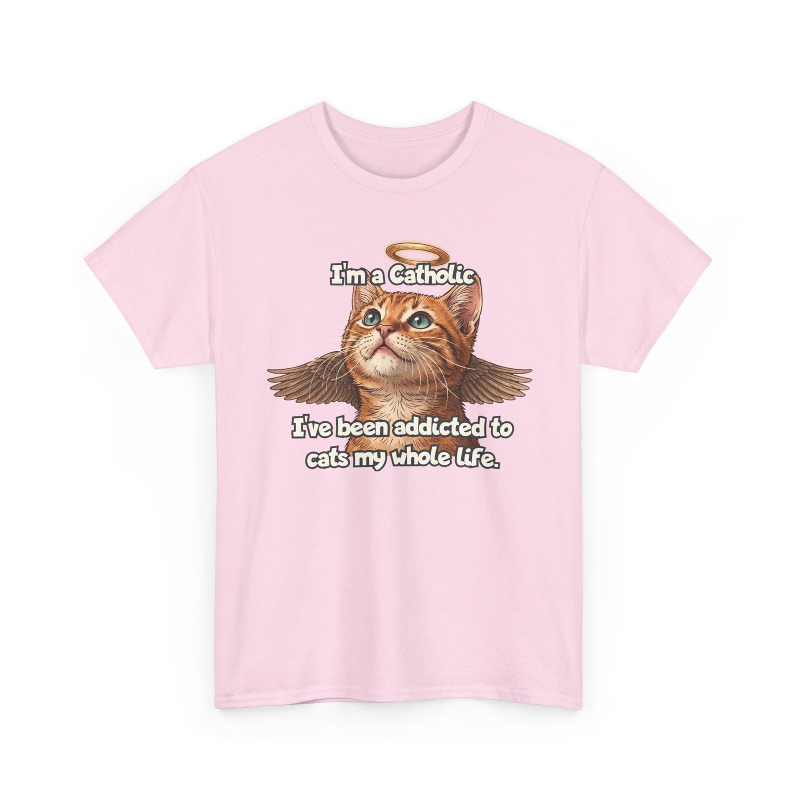 "I've Been Addicted to Cats My Whole Life" Cat Lover T-Shirt