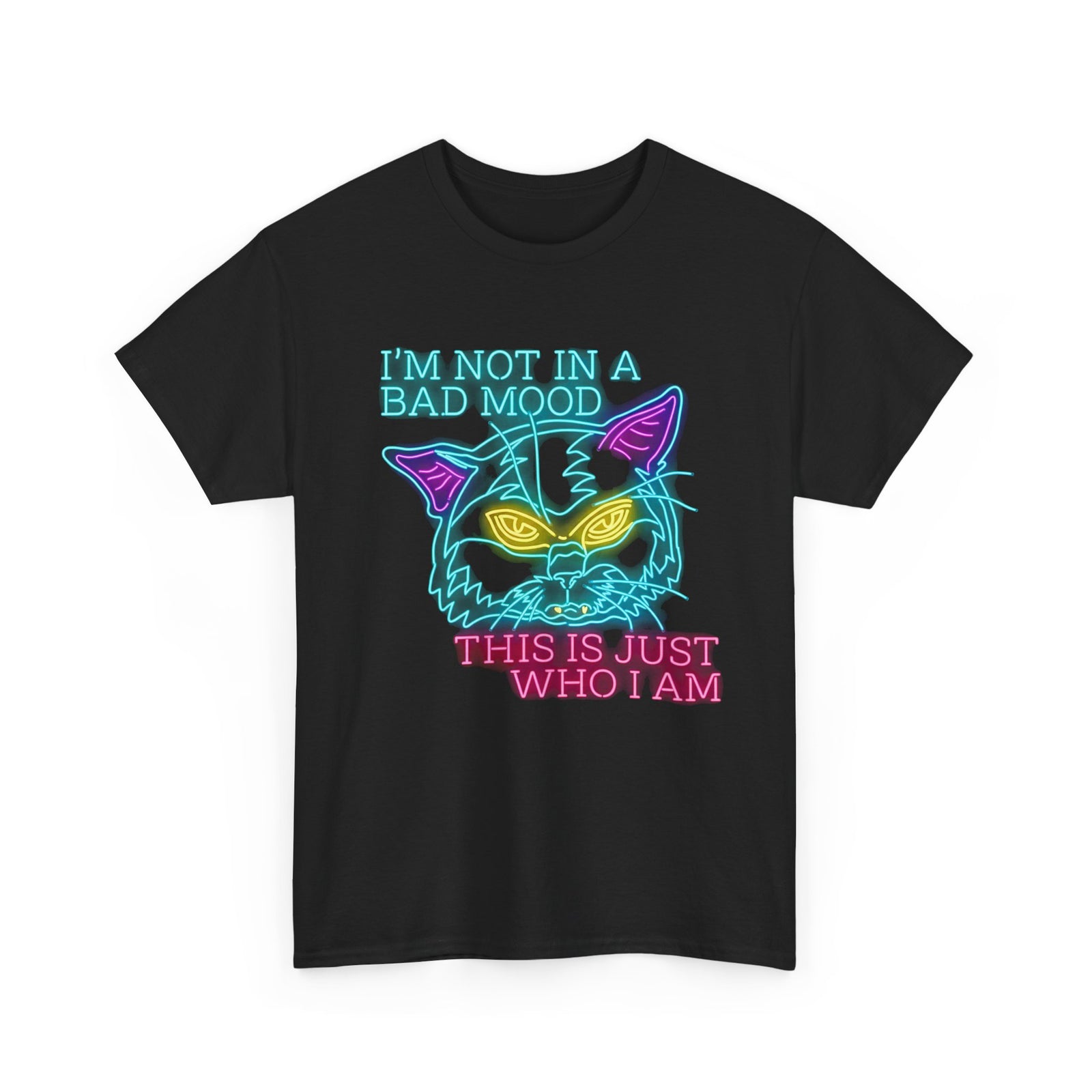 Bad Cat 'I'm Not In A Bad Mood' T-Shirt