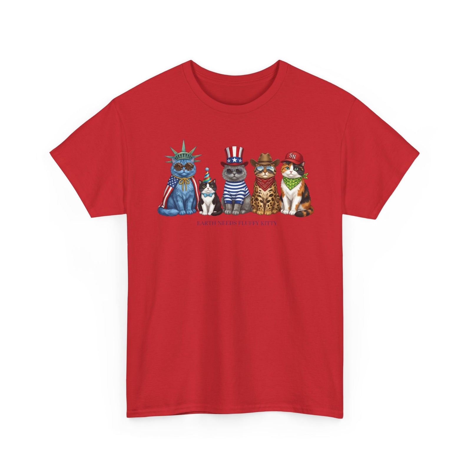 Earth Needs Fluffy Kitty T-Shirt