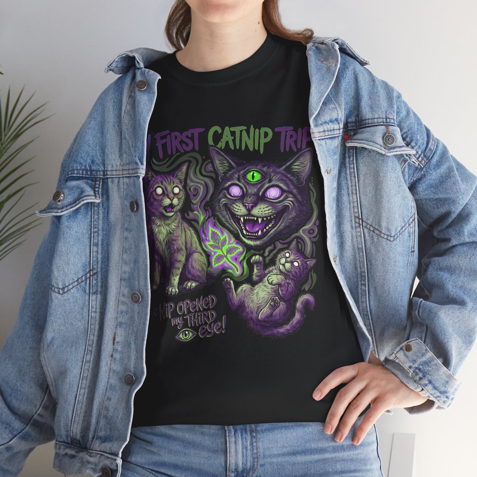 My First Catnip Trip Opened My Third Eye Shirt — Psychedelic Cat T-Shirt