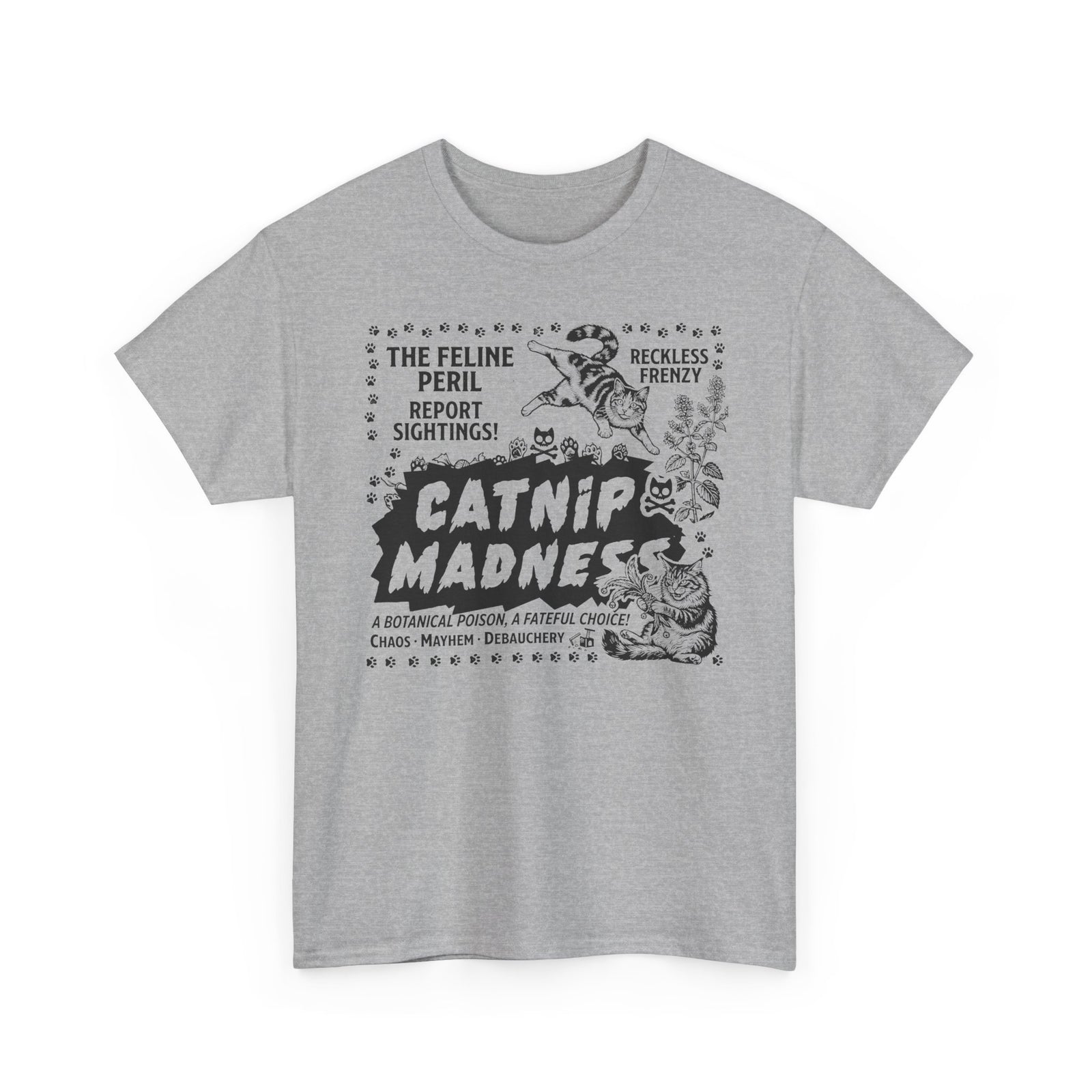 Catnip Madness Cat T-Shirt