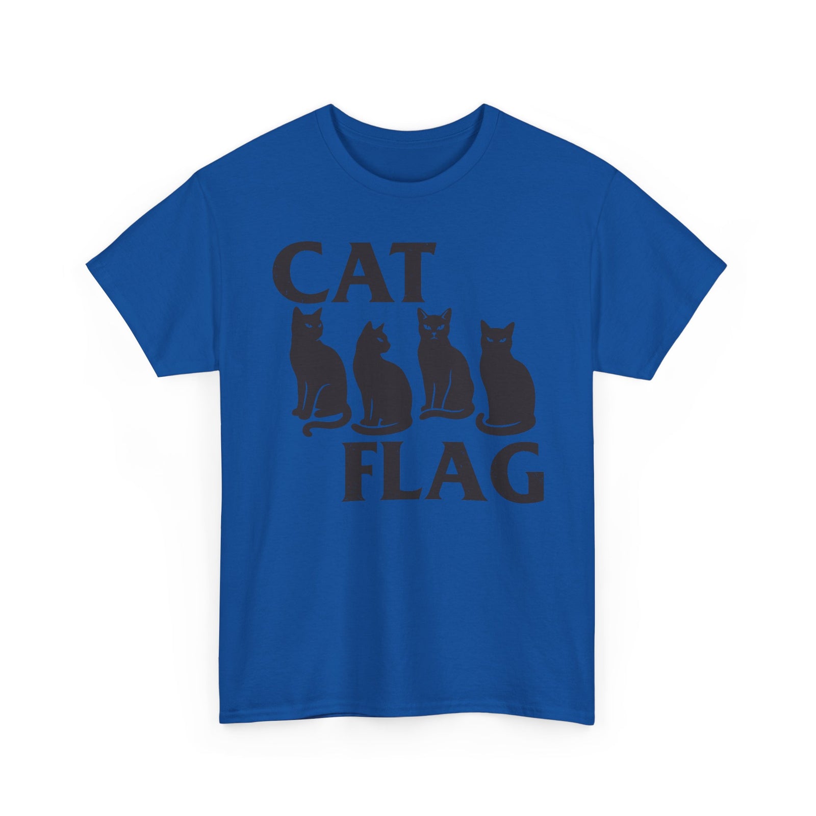 Cat Flag T-Shirt — Pride-Inspired Feline Graphic Tee