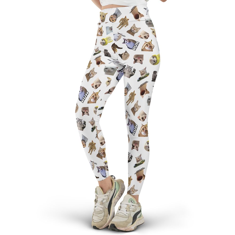 Cat memes Full Print Legging - - 2
